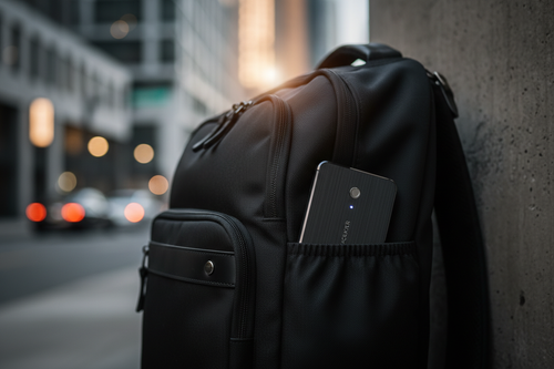 Tracker in Bag